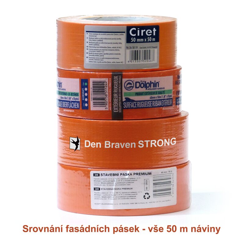 Fasádní páska na hrubé povrchy STRONG Den Braven