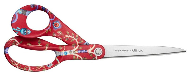 Univerzální nůžky Fiskars, červené, 21 cm - 1 ks