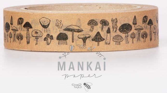 Hnědá papírová páska MANKAI