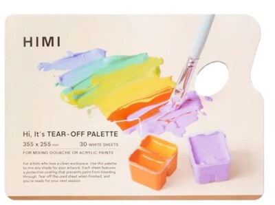 Trhací paleta HIMI na míchání barev - 30 listů