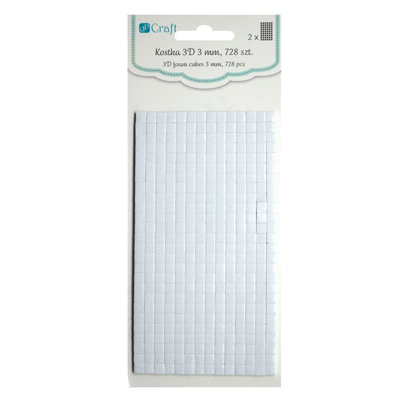 Oboustranné lepicí čtverečky