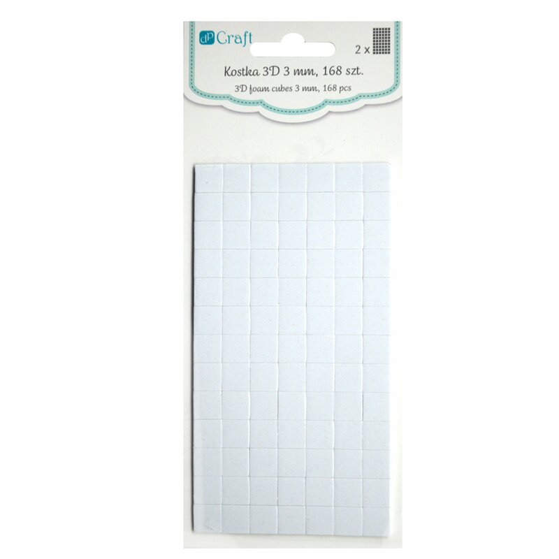 Oboustranné lepicí čtverečky