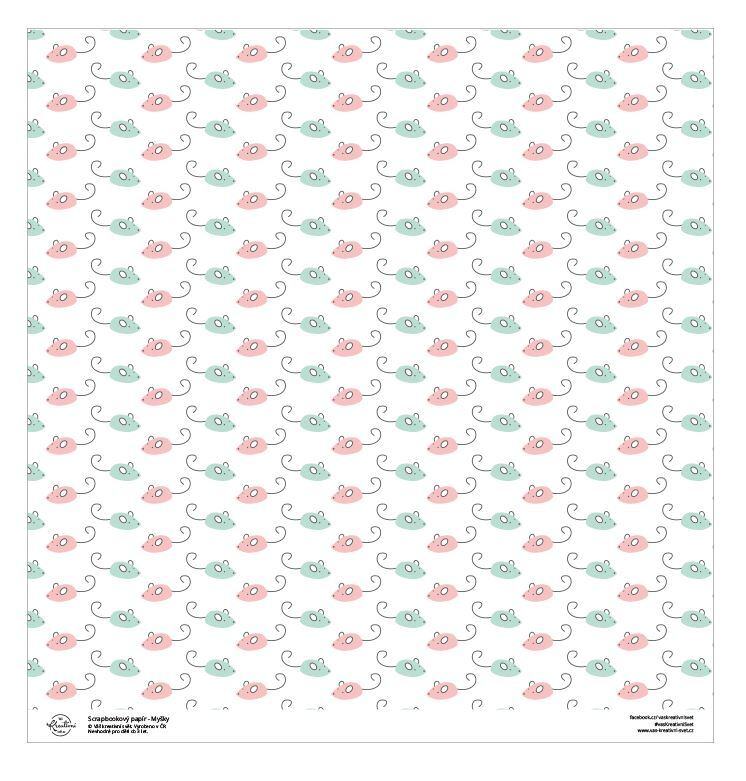 Designový scrapbookový papír LEPIKARO (30,5 cm / 190 g) šedé pruhy - 1 ks