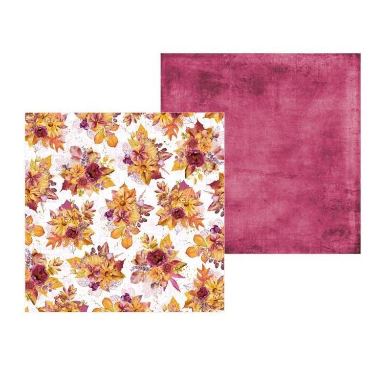 Sada scrapbookových oboustranně potištěných papírů P13 12x12" The four seasons - Autumn - sada 12 listů