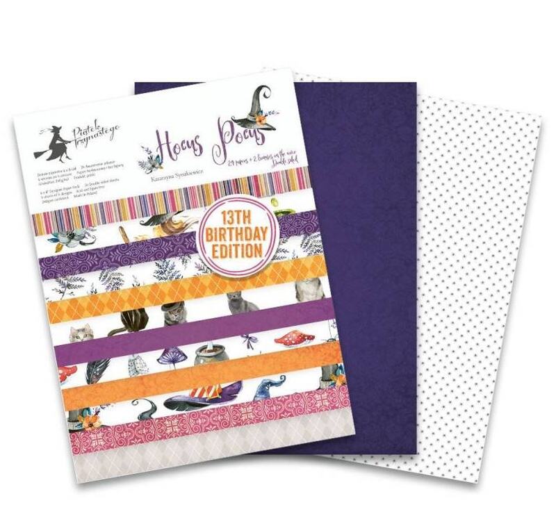 Sada scrapbookových oboustranně potištěných papírů P13 6x8" Hocus Pocus