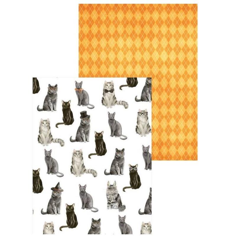 Sada scrapbookových oboustranně potištěných papírů P13 6x8" Hocus Pocus
