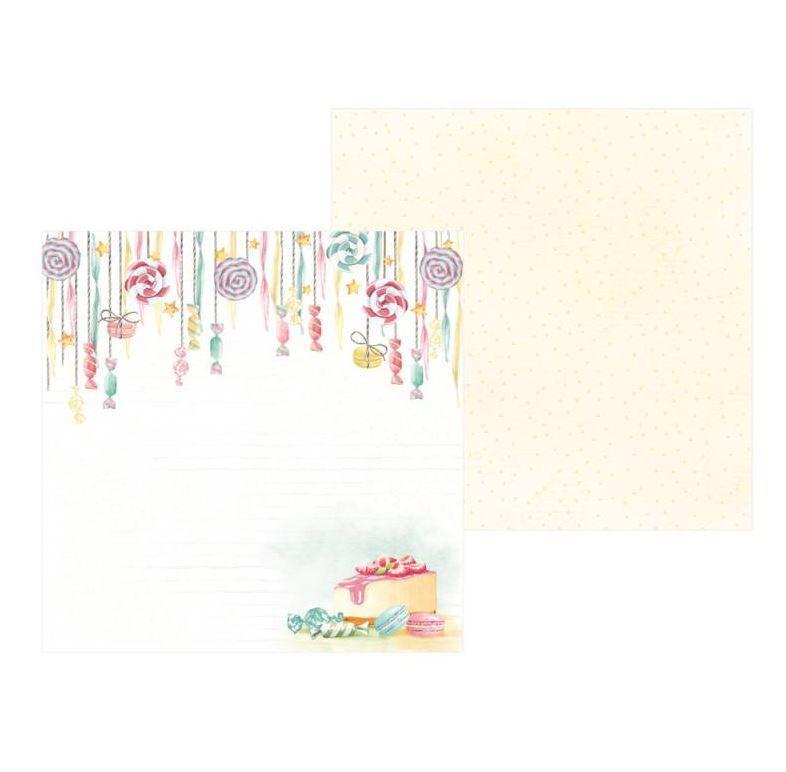 Sada scrapbookových oboustranně potištěných papírů P13 6x6" Sugar & Spice - sada 24 listů