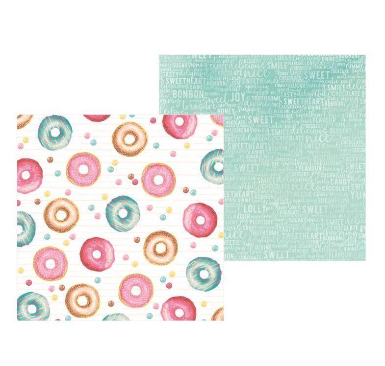 Sada scrapbookových oboustranně potištěných papírů P13 6x6" Sugar & Spice - sada 24 listů