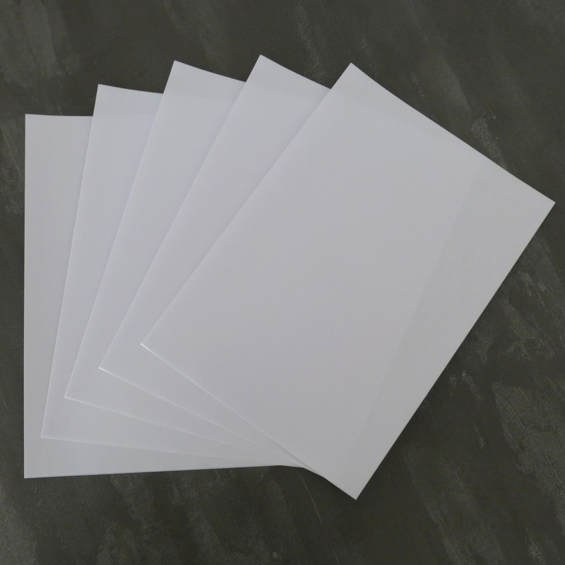 Maskovací papír - A4 - bílý - sada 10 ks