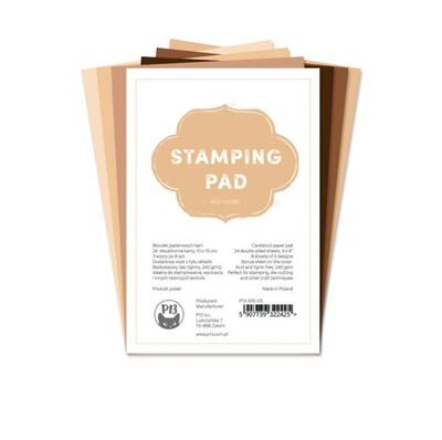 Mini sada papírů P13 6x4" - béžová - sada 24 listů