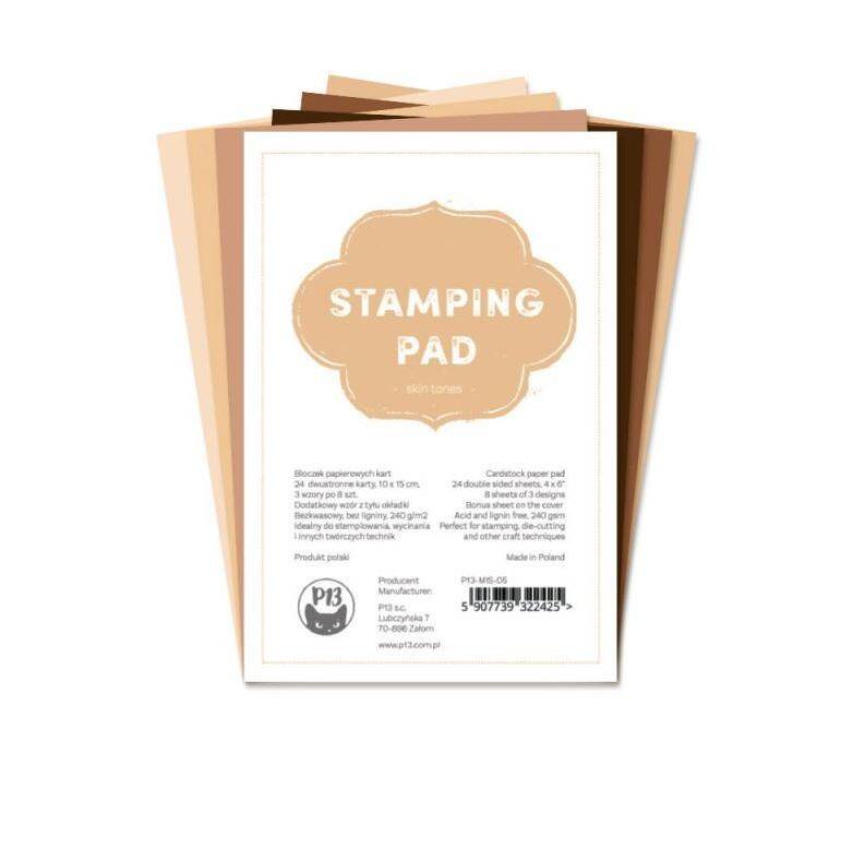 Mini sada papírů P13 6x4" - bílá - sada 24 listů