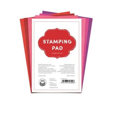 Mini sada papírů P13 6x4" - růžová - sada 24 listů