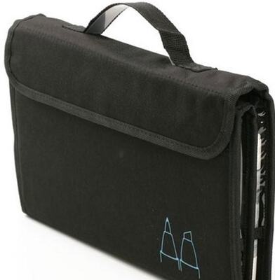 Pouzdro na 36 ks fixů/popisovačů - černá - 32 x 21 cm