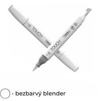Alkoholový blender TOUCH Twin Brush Marker - bezbarvý blender 1 ks