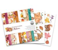 Sada scrapbookových oboustranně potištěných papírů P13 6x6" The four seasons - Autumn - sada 24 listů