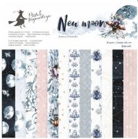 Sada scrapbookových oboustranně potištěných papírů P13 6x6" New Moon - sada 24 listů