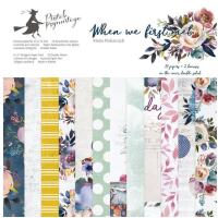 Sada scrapbookových oboustranně potištěných papírů P13 6x6" When we first met - sada 24 listů
