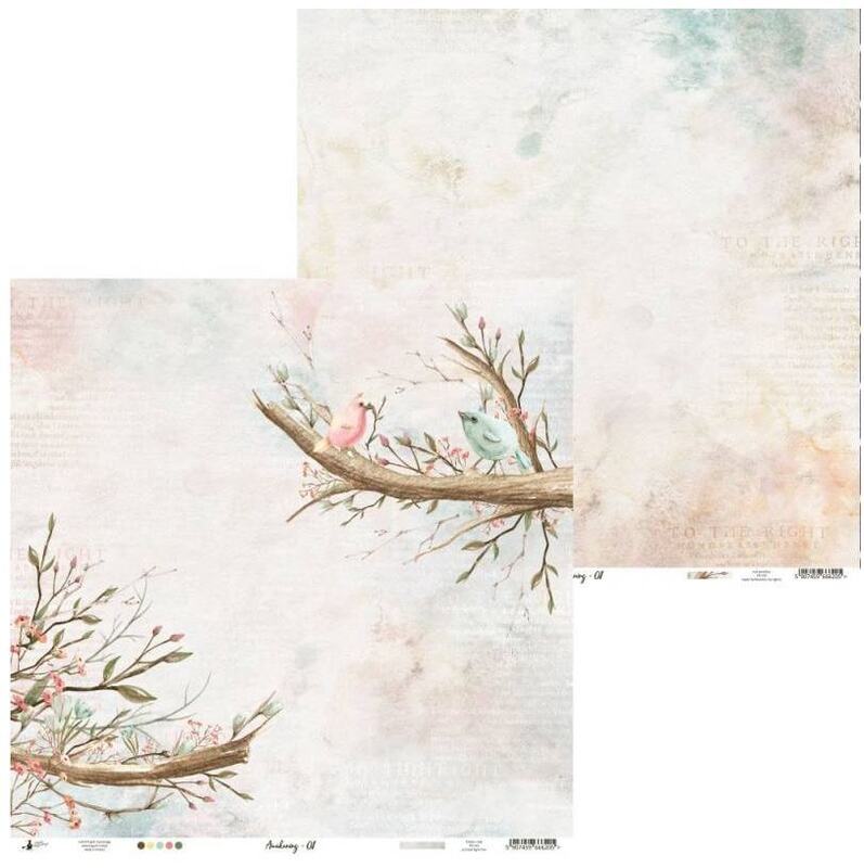 Sada scrapbookových oboustranně potištěných papírů P13 6x6" Awakening - sada 24 listů