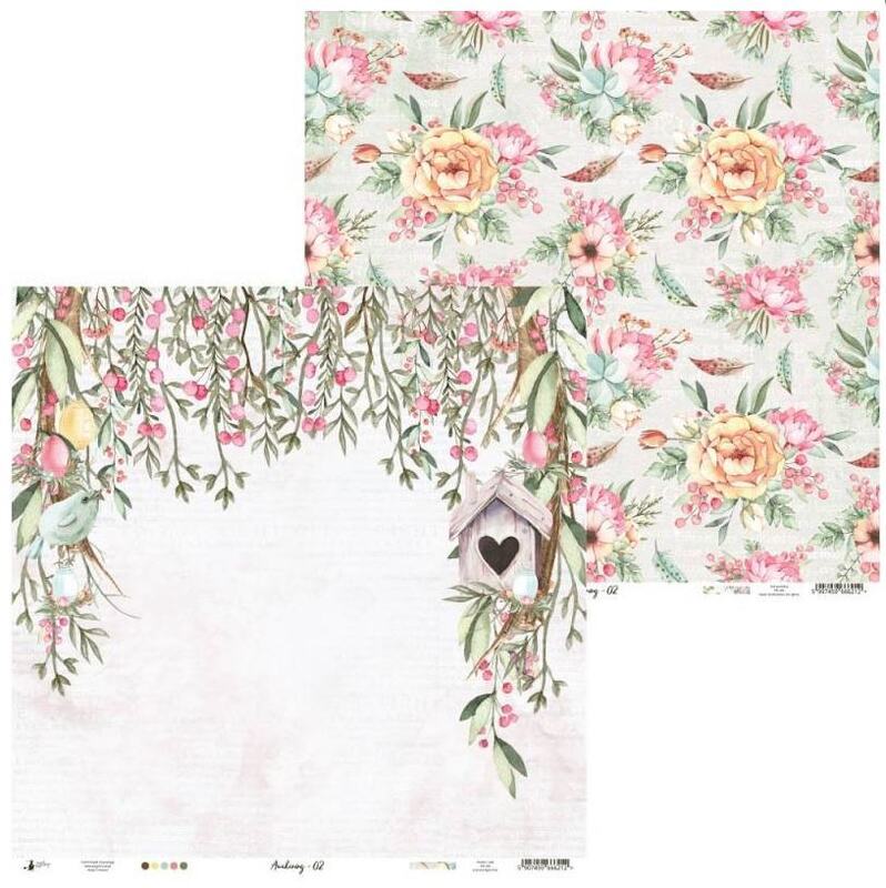 Sada scrapbookových oboustranně potištěných papírů P13 6x6" Awakening - sada 24 listů