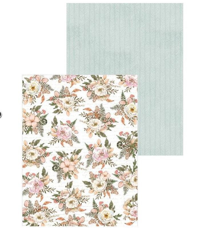 Sada scrapbookových oboustranně potištěných papírů P13 6x8" Forest tea party - sada 24 listů