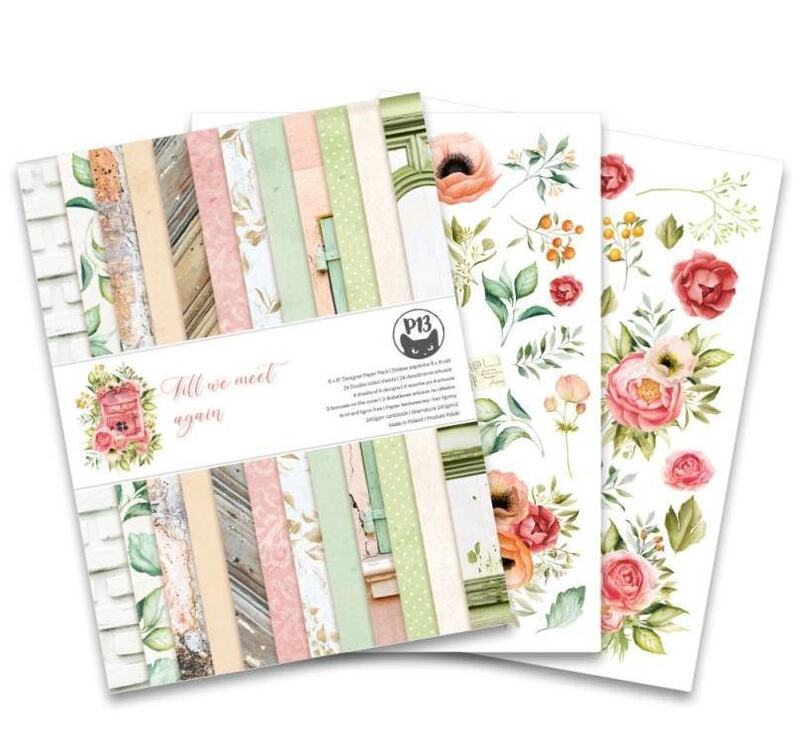 Sada scrapbookových oboustranně potištěných papírů P13 6x8" Till we meet again - sada 24 listů