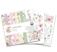 Sada scrapbookových oboustranně potištěných papírů P13 6x6" The four seasons - Spring - sada 24 listů