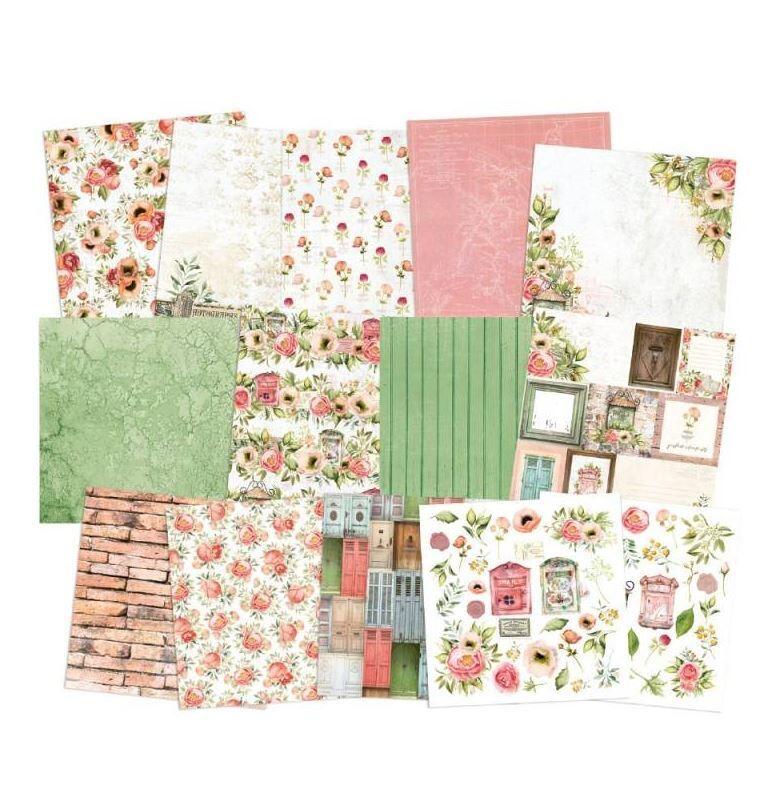 Sada scrapbookových oboustranně potištěných papírů P13 6x6" Till we meet again - sada 24 listů