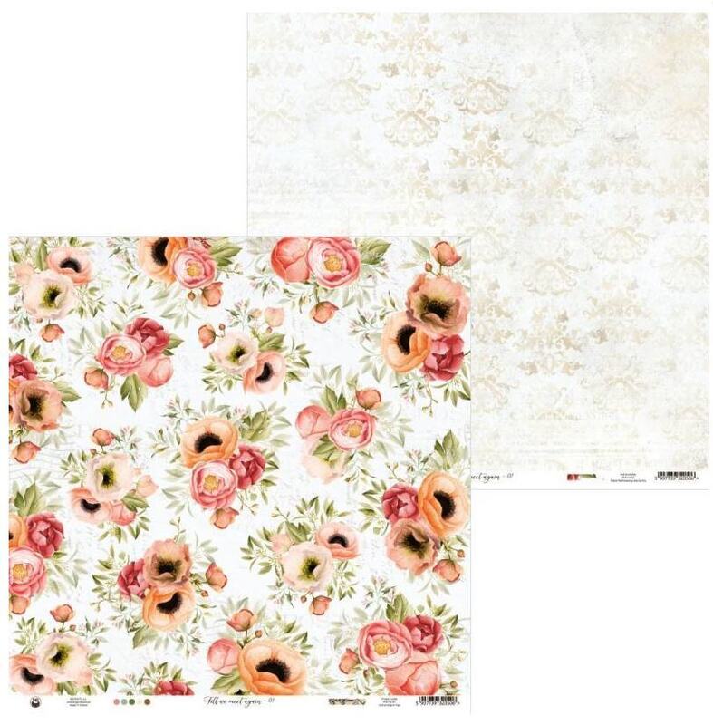 Sada scrapbookových oboustranně potištěných papírů P13 6x6" Till we meet again - sada 24 listů