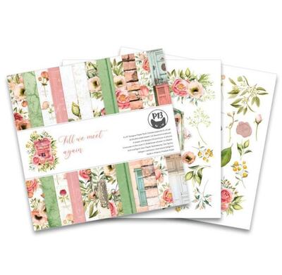 Sada scrapbookových oboustranně potištěných papírů P13 6x6" Till we meet again - sada 24 listů