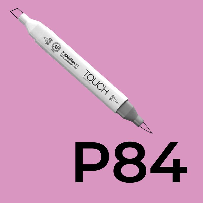 Alkoholový fix TOUCH Twin Brush Marker - fialová