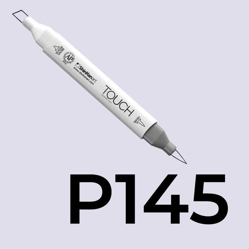 Alkoholový fix TOUCH Twin Brush Marker - fialová