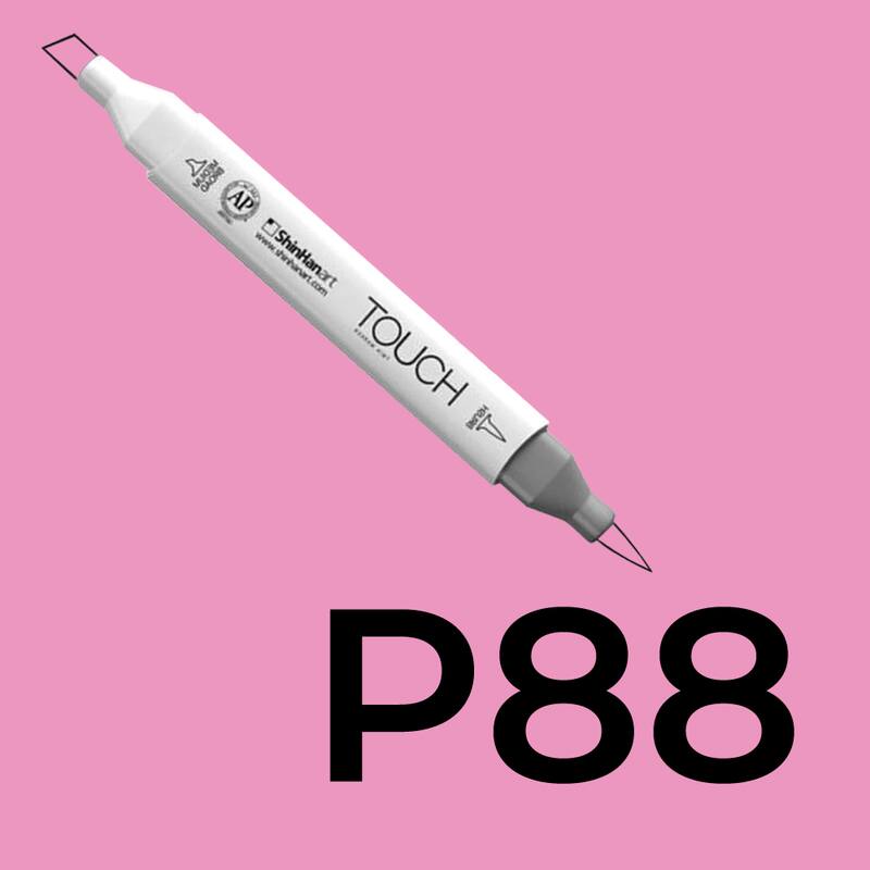 Alkoholový fix TOUCH Twin Brush Marker - fialová