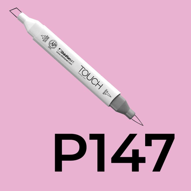 Alkoholový fix TOUCH Twin Brush Marker - fialová