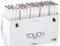 Alkoholové fixy TOUCH Twin Brush Marker, sada B - 60 ks - sada B - 60 ks