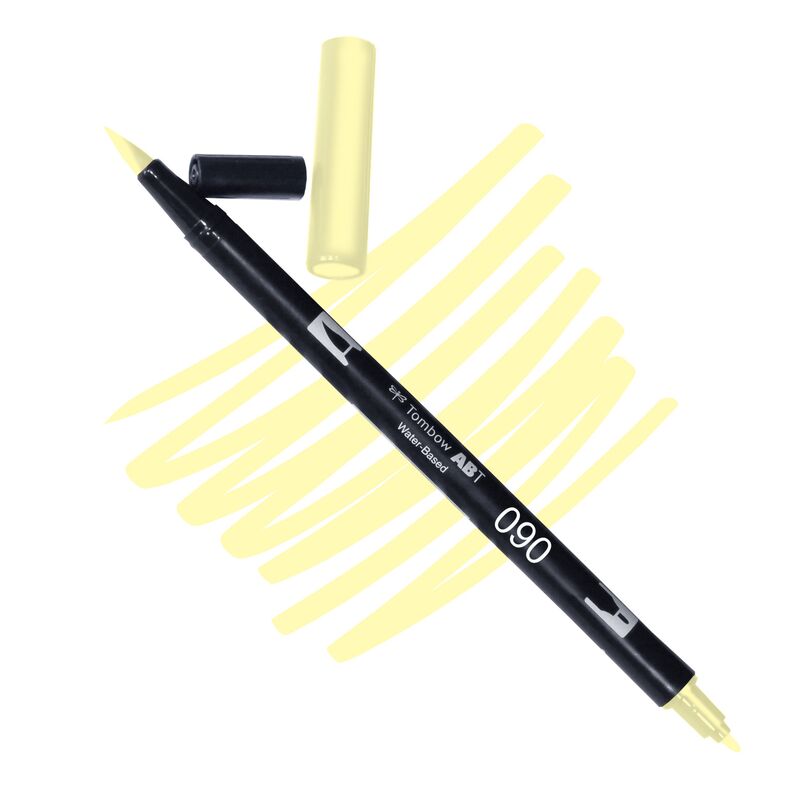 Akvarelový fix Tombow ABT Dual Brush - žlutá