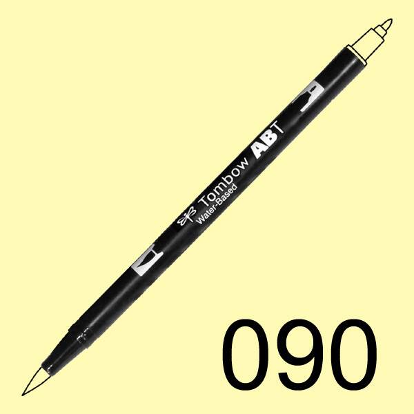 Akvarelový fix Tombow ABT Dual Brush - žlutá