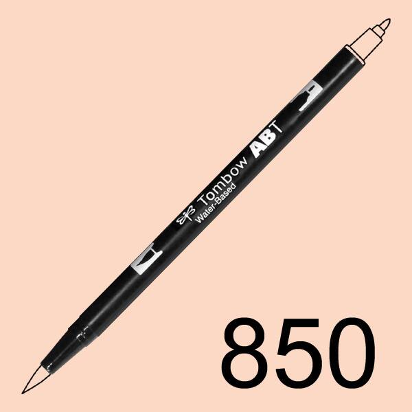 Akvarelový fix Tombow ABT Dual Brush - růžová