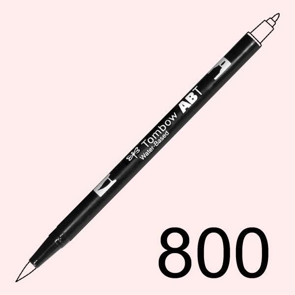 Akvarelový fix Tombow ABT Dual Brush - růžová