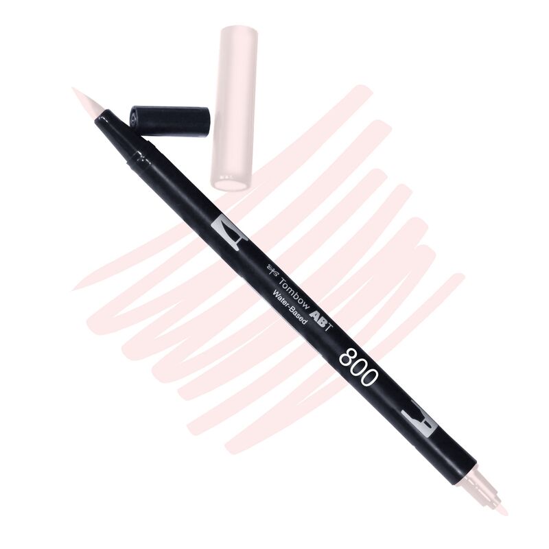 Akvarelový fix Tombow ABT Dual Brush - růžová