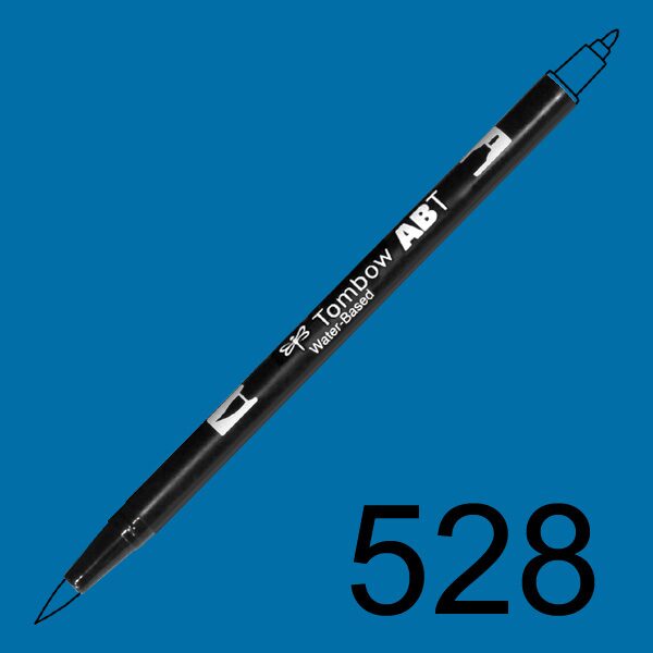 Akvarelový fix Tombow ABT Dual Brush - modrá