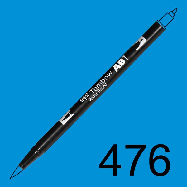 Akvarelový fix Tombow ABT Dual Brush - modrá