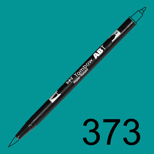 Akvarelový fix Tombow ABT Dual Brush - tyrkysová