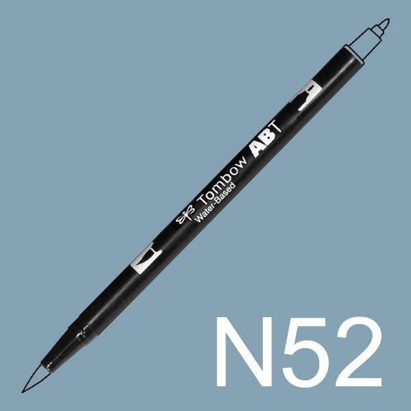 Akvarelový fix Tombow ABT Dual Brush - šedá