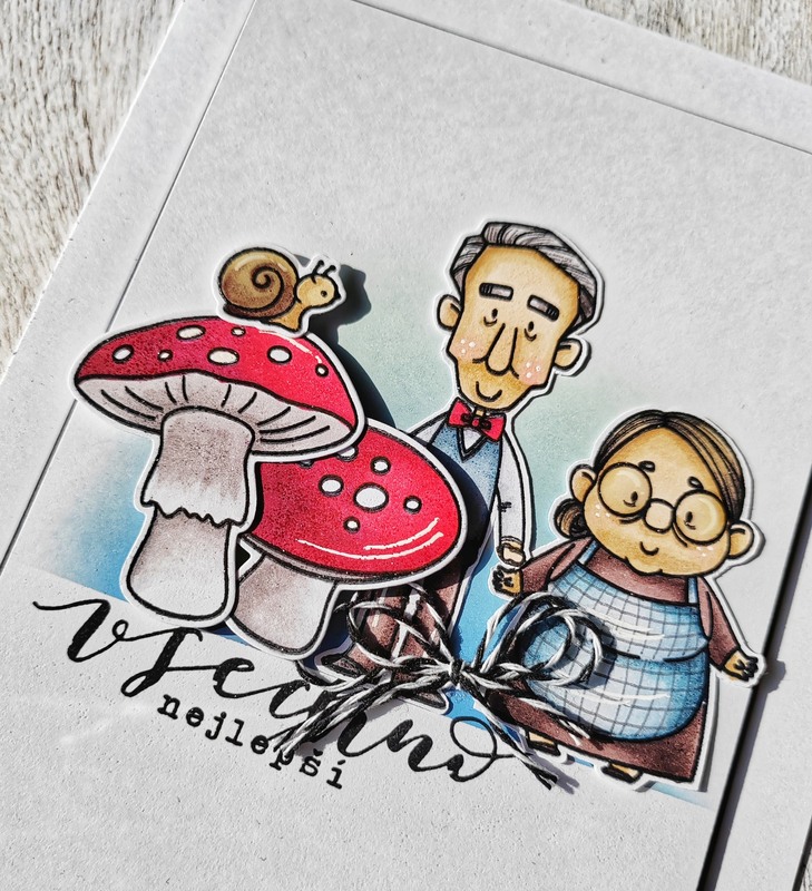 Přání ruční výroba - Všechno nejlepší 2