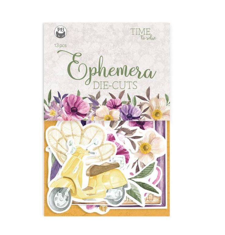 Papírové výseky P13 - Time to relax - sada 12 ks