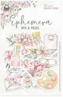 Papírové výseky P13 - Let your creativity bloom - sada 12 ks