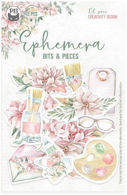 Papírové výseky P13 - Let your creativity bloom - sada 12 ks