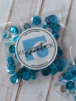 Flitry a glitry, sada tyrkysová - balení 10 g