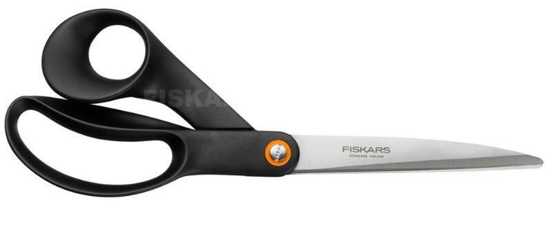 Nůžky Fiskars, černé, 24 cm - 1 ks