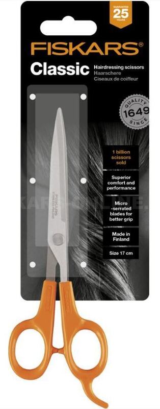 Nůžky Fiskars, oranžové, 17 cm - 1 ks